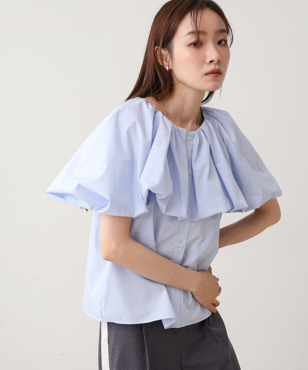 バルーンデザインブラウス