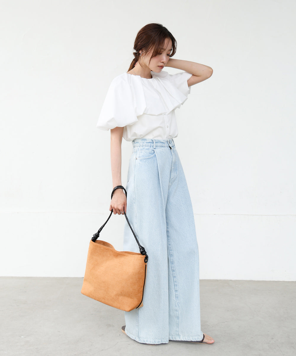 バルーンデザインブラウス