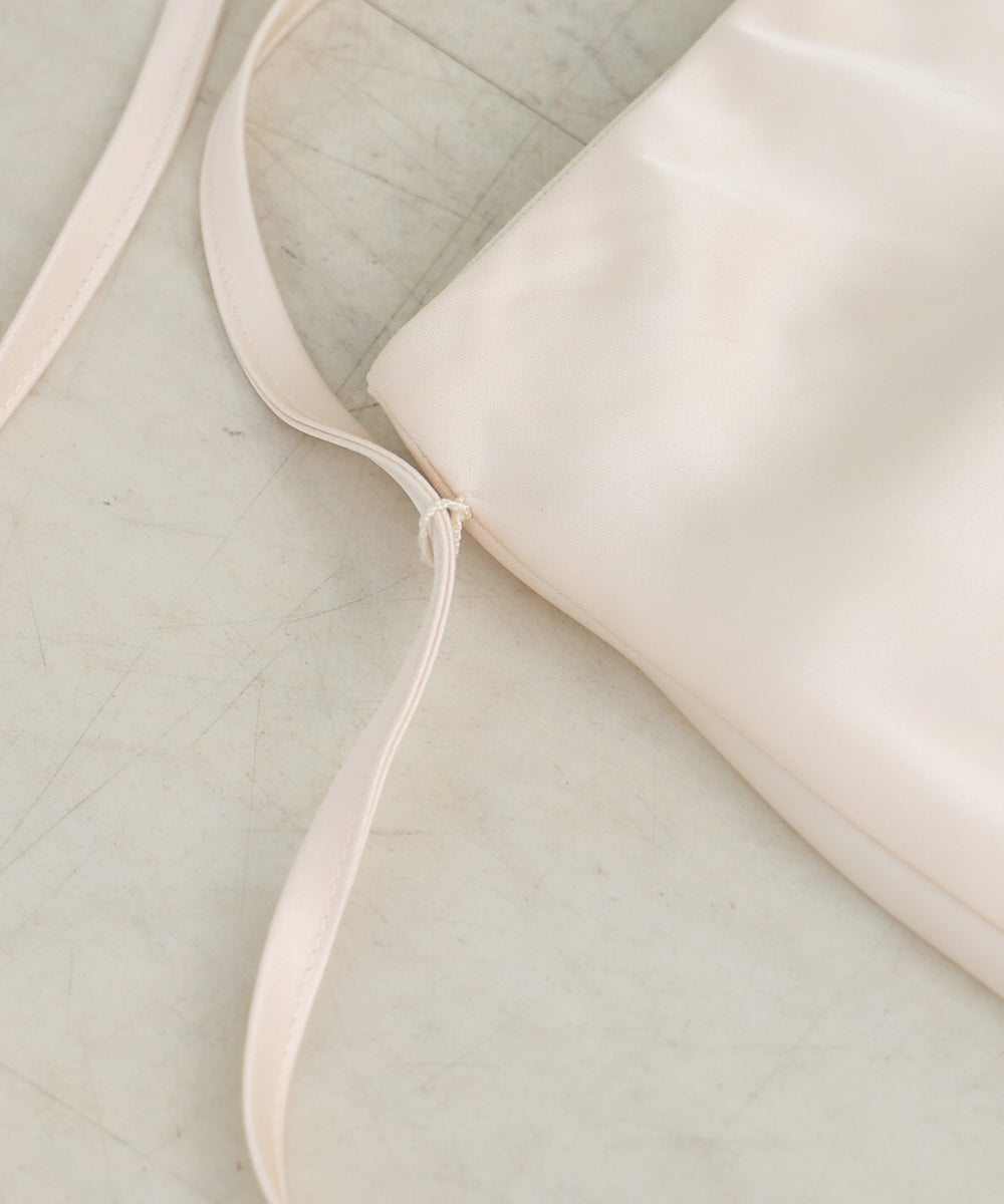 【S・Mサイズ展開】裾シアーサテンナロースカート