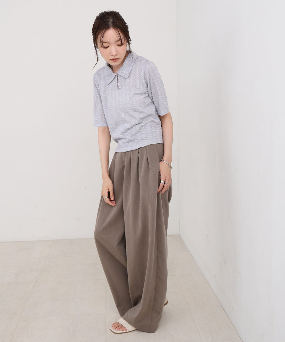 カットレースポロT