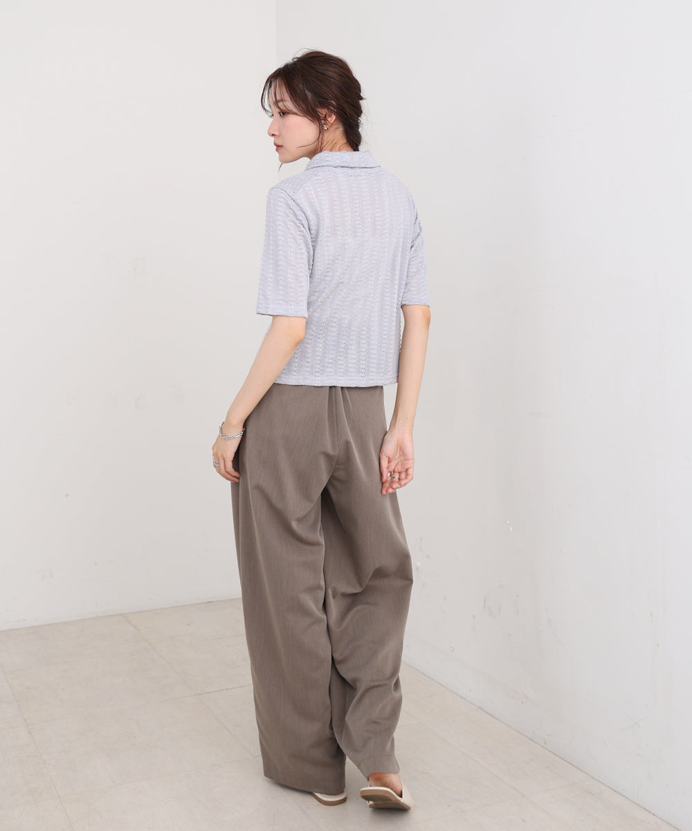 カットレースポロT