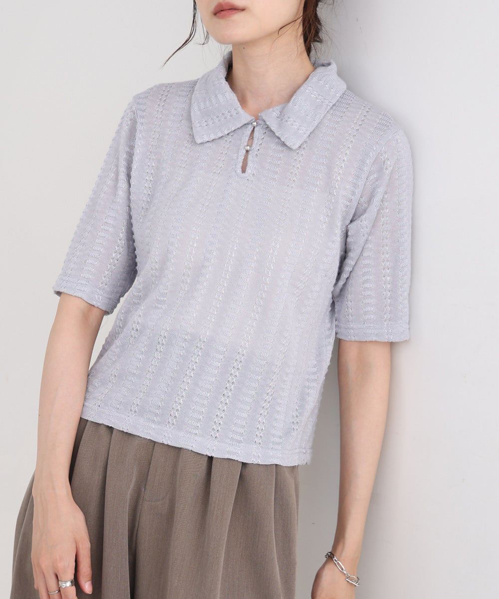 カットレースポロT