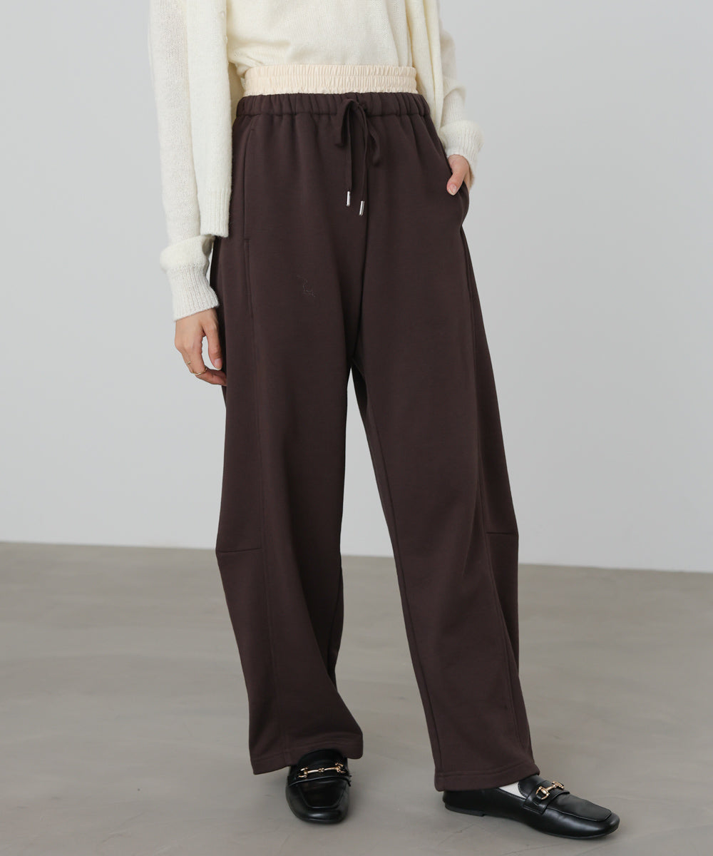 カーブシルエットスウェットパンツ