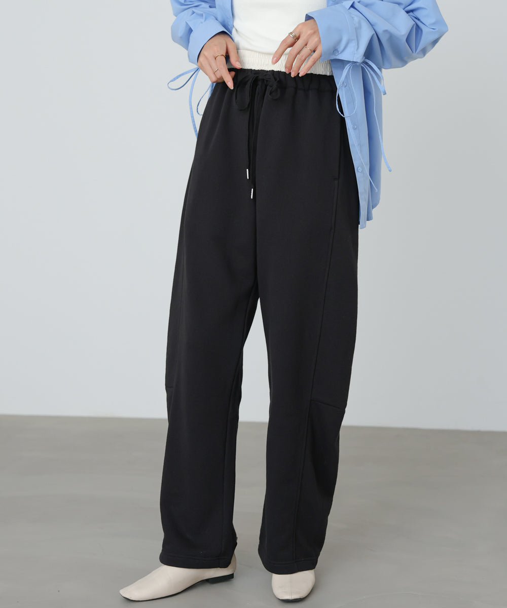 カーブシルエットスウェットパンツ