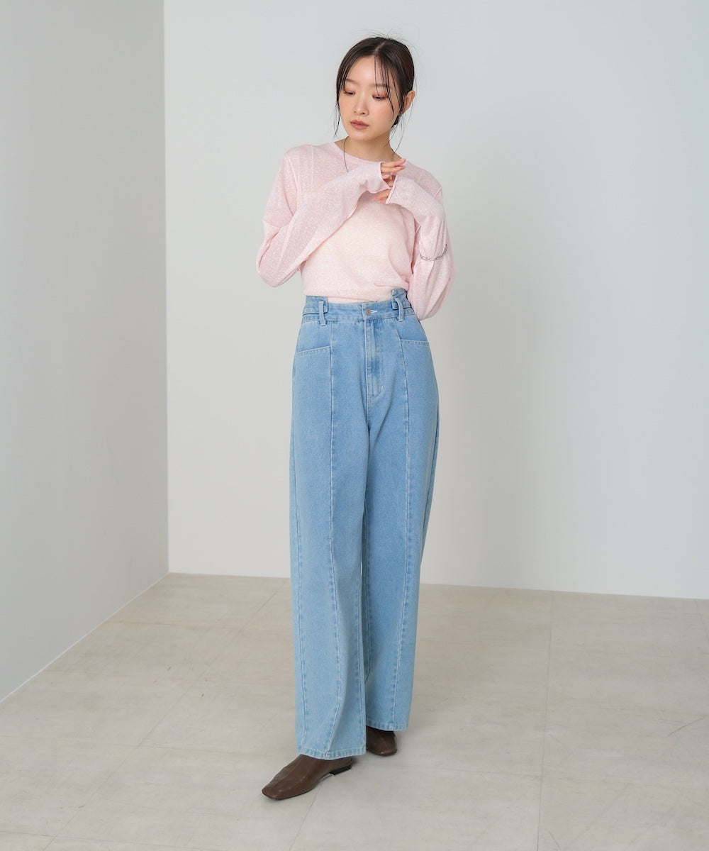 メランジシアーベーシックカットソー