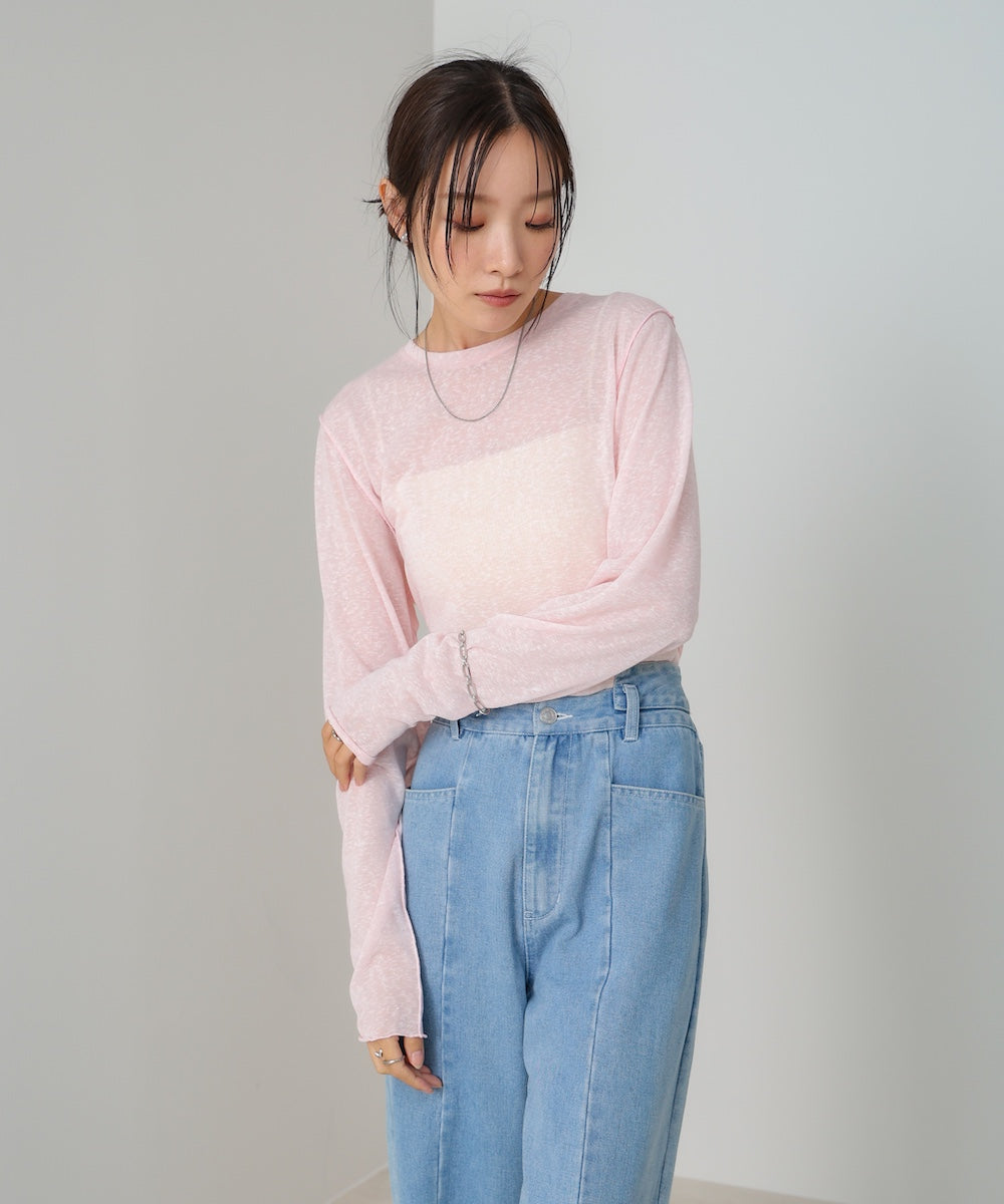 メランジシアーベーシックカットソー