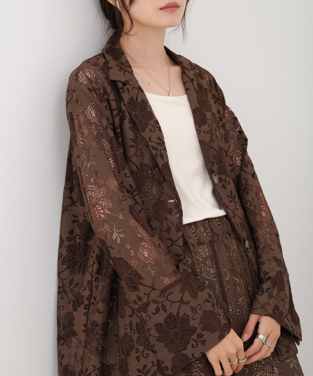 フラワーレースジャケット