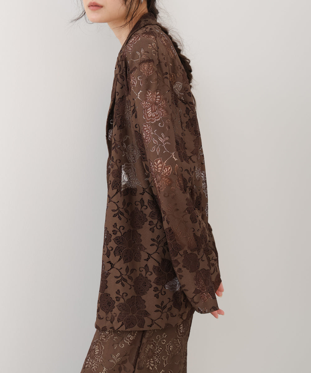 フラワーレースジャケット