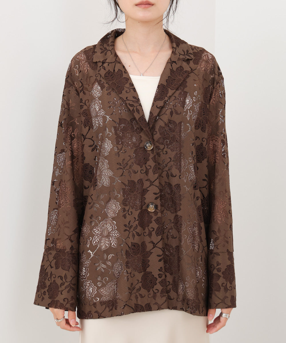 フラワーレースジャケット