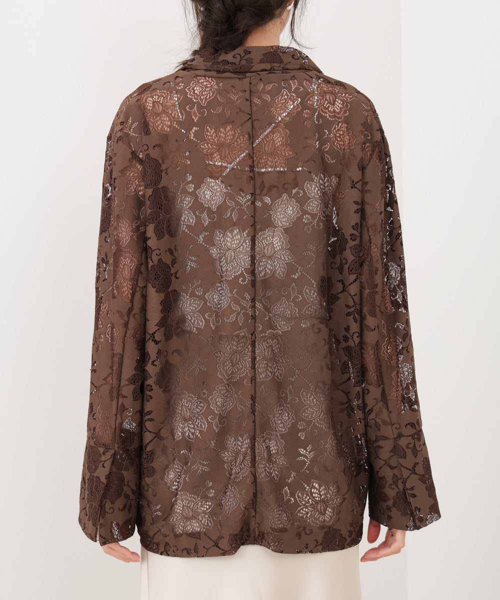 フラワーレースジャケット