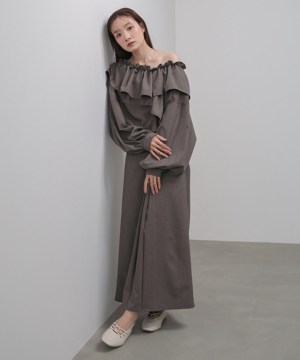 フロントタックIラインスカート