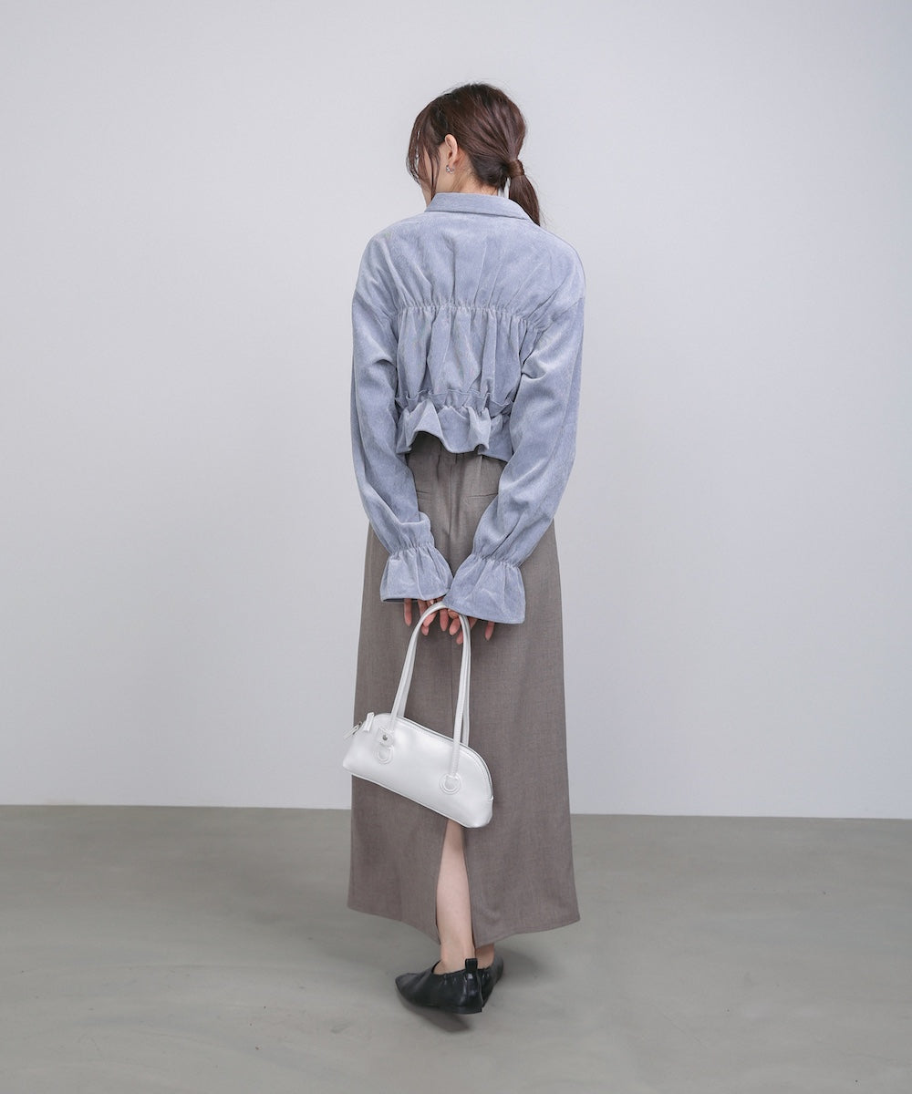 フロントタックIラインスカート