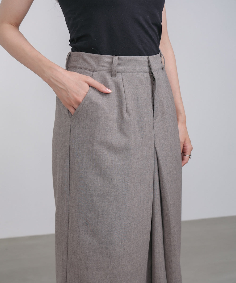 フロントタックIラインスカート