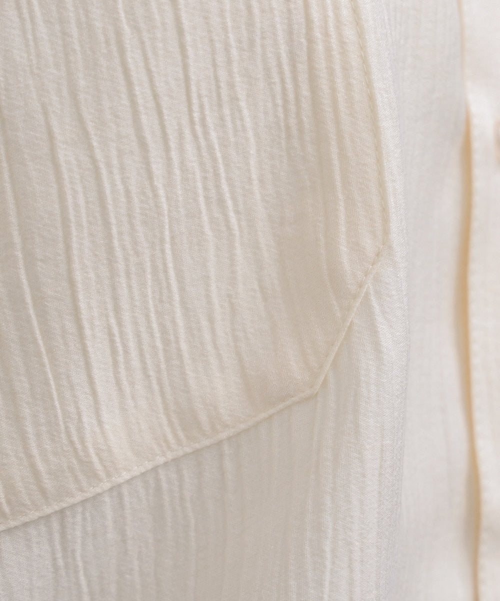 バックタックショートシャツ