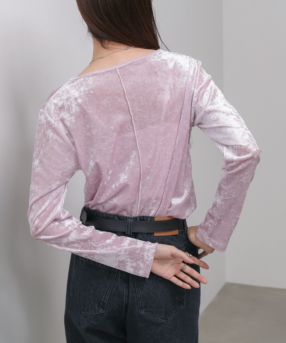 シアーベロアベーシックカットソー