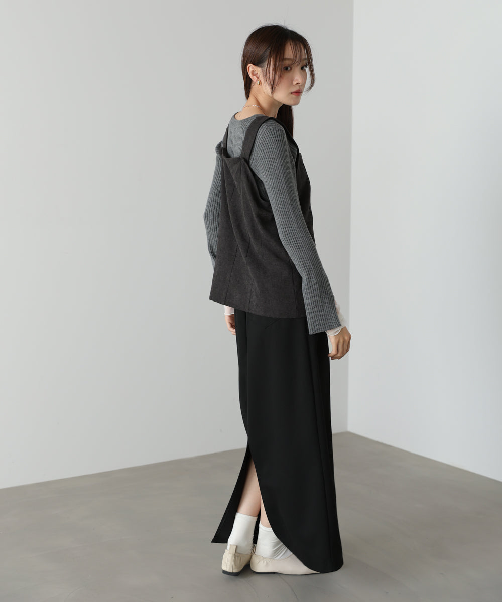 ピーチ起毛ベスト