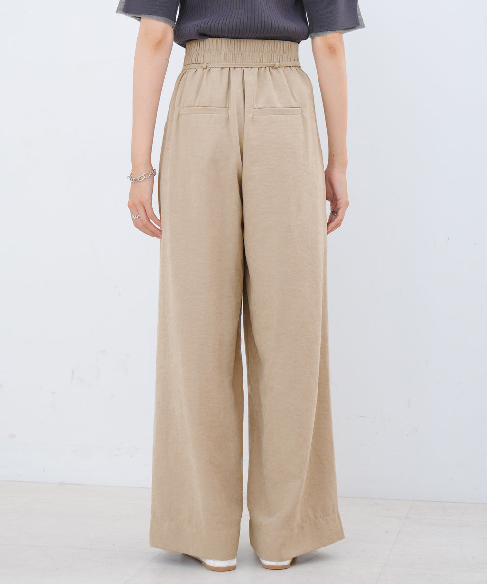 ピーチ起毛ストレートパンツ