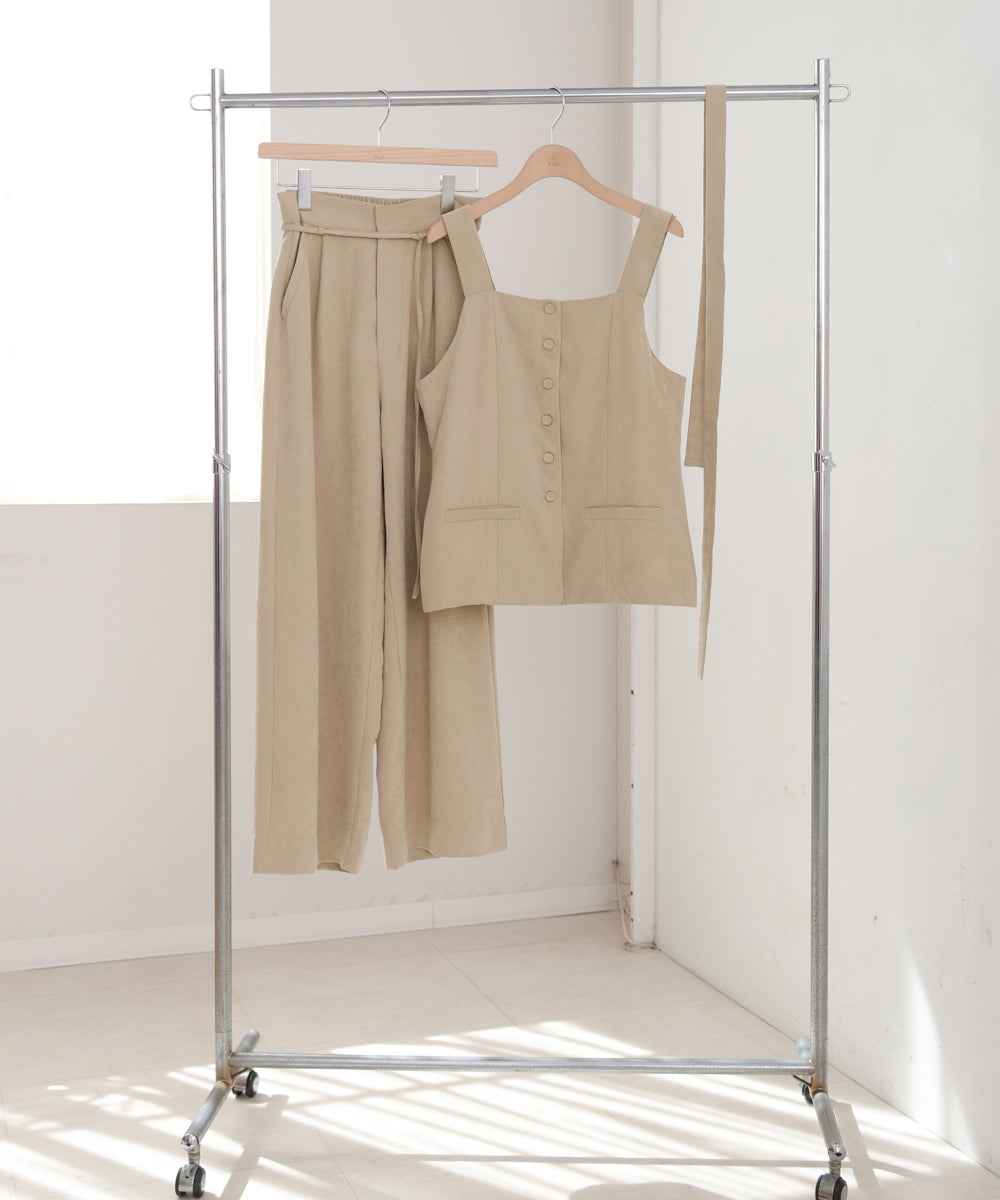 ピーチ起毛ストレートパンツ