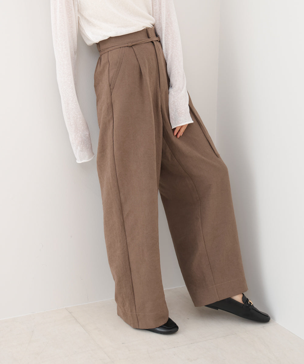 ピーチ起毛ストレートパンツ