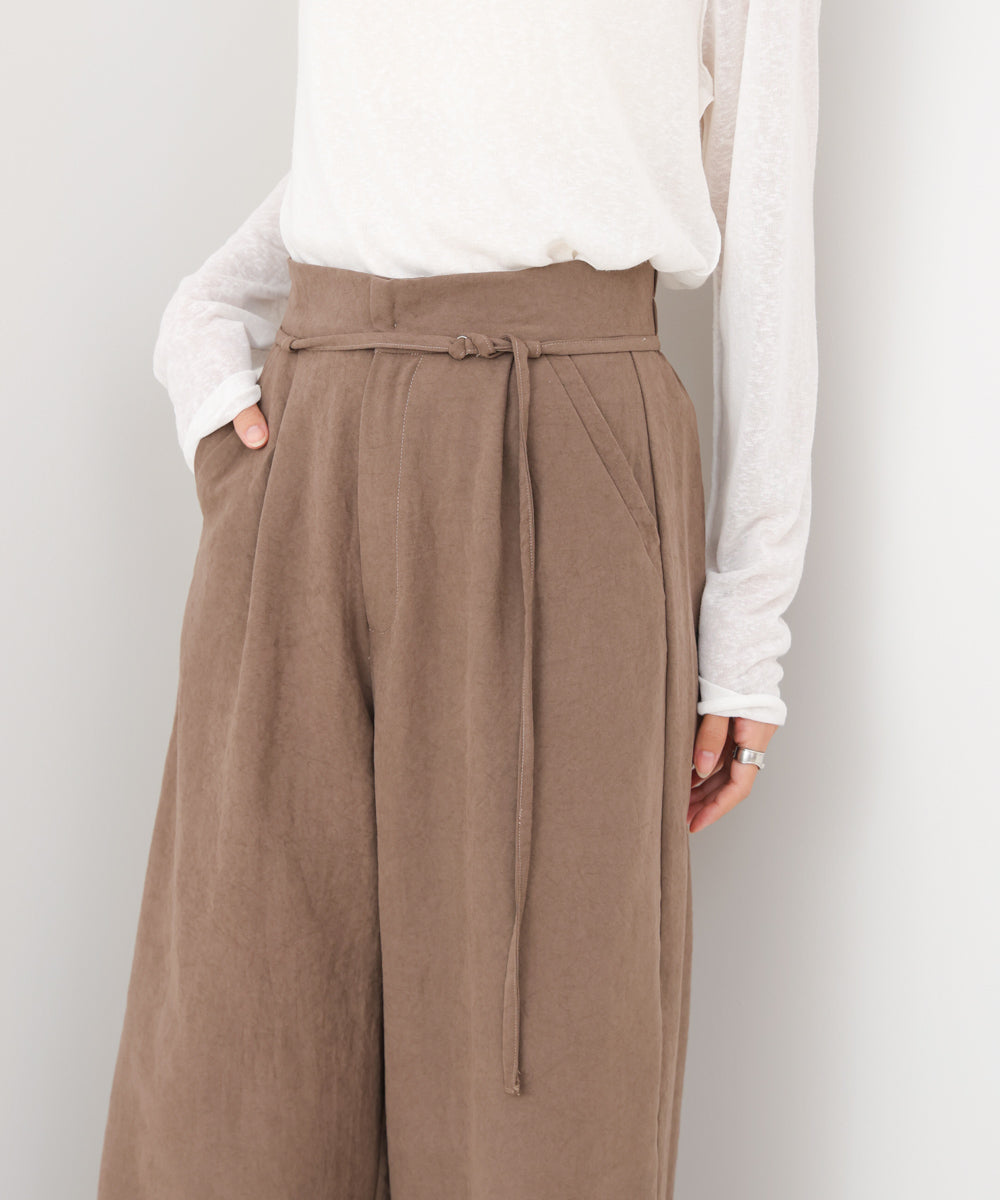 ピーチ起毛ストレートパンツ