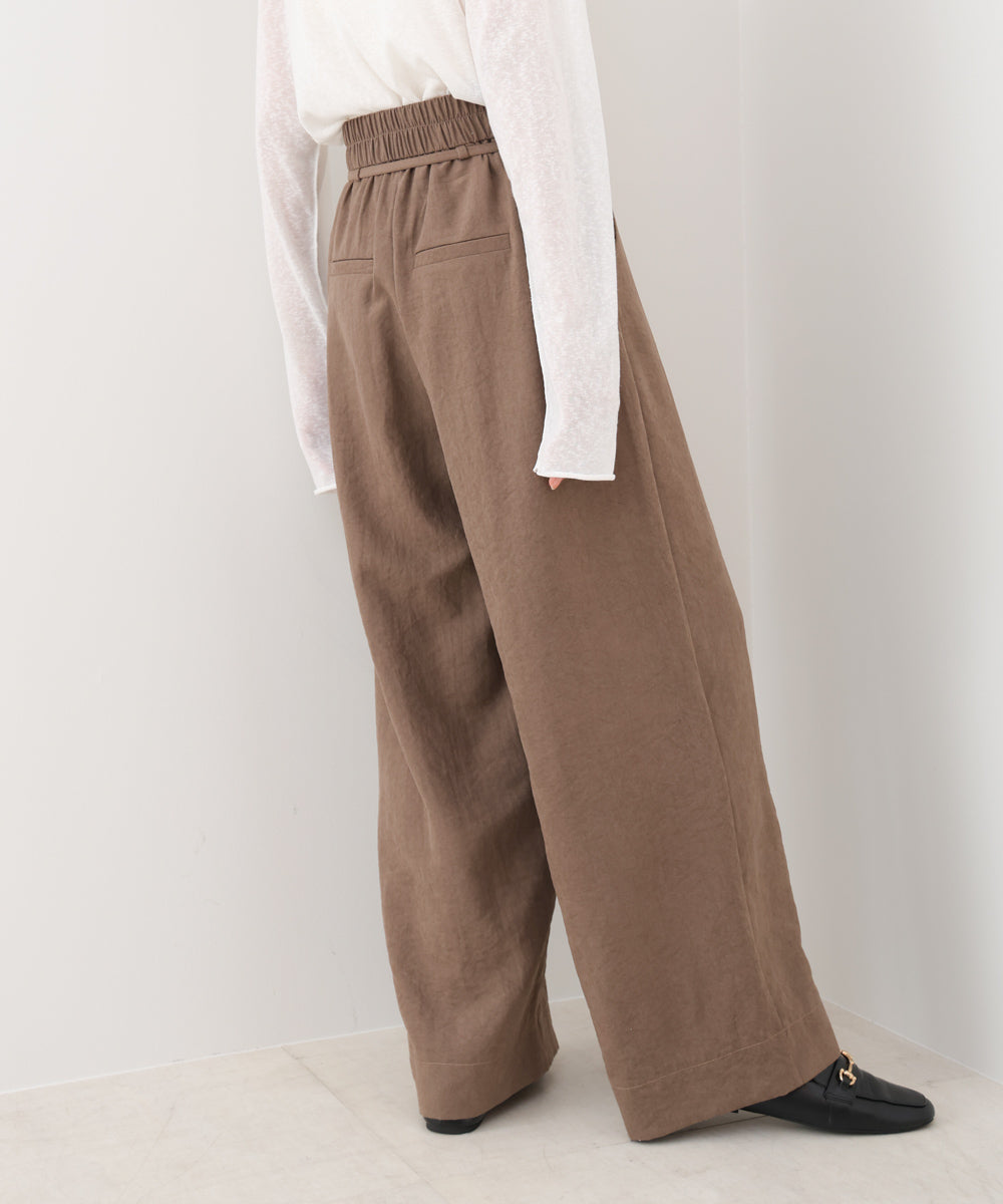 ピーチ起毛ストレートパンツ