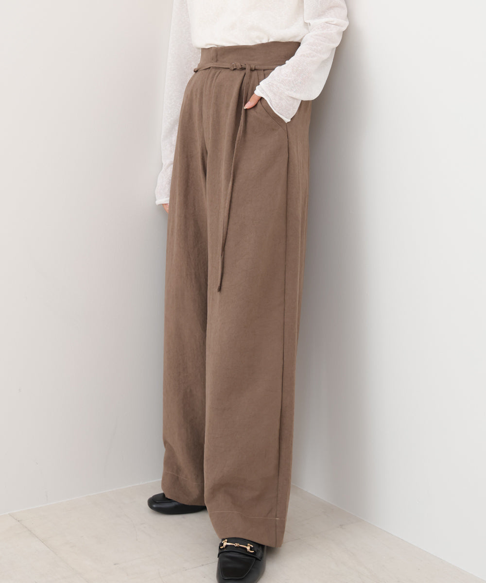 ピーチ起毛ストレートパンツ