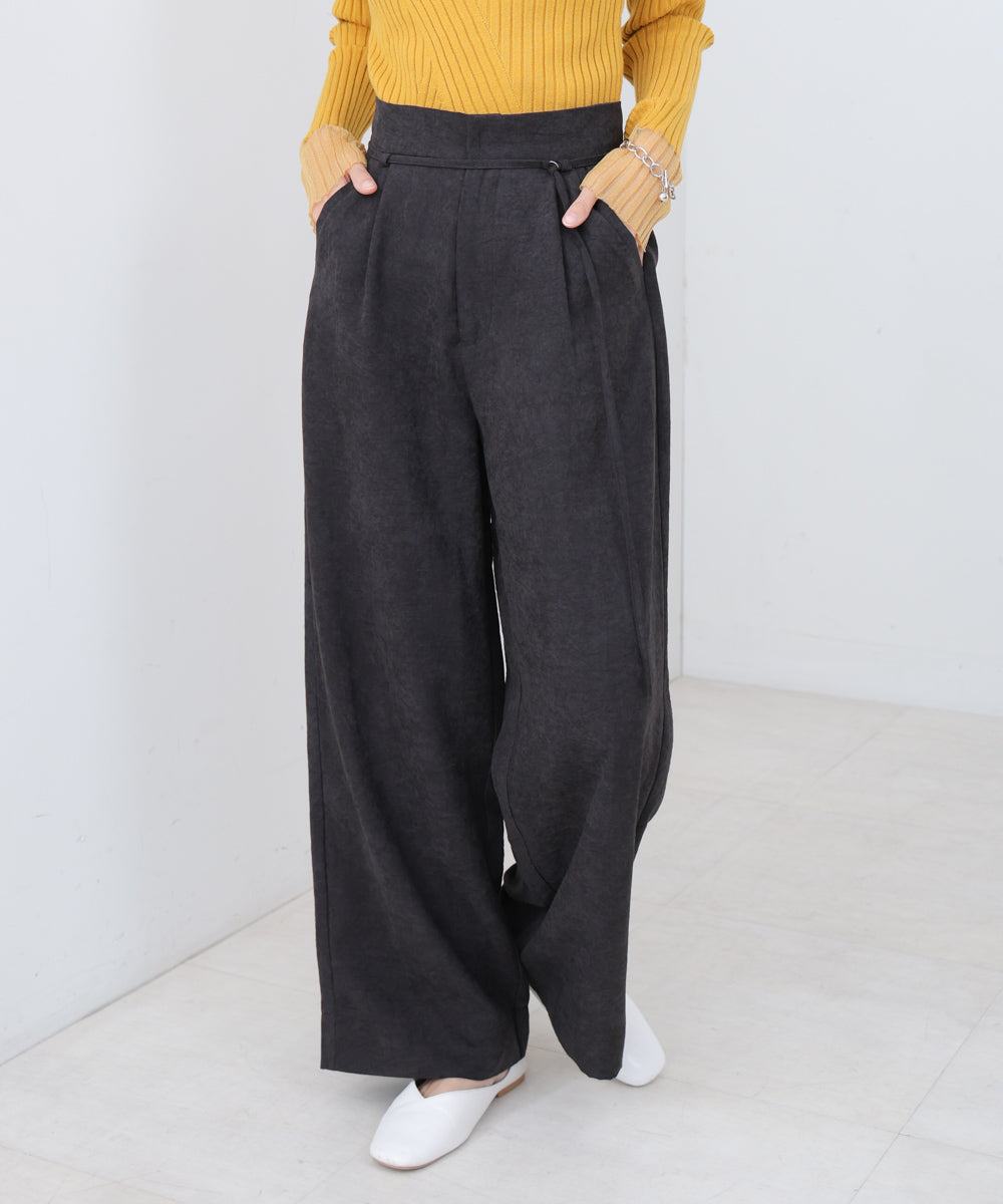 ピーチ起毛ストレートパンツ