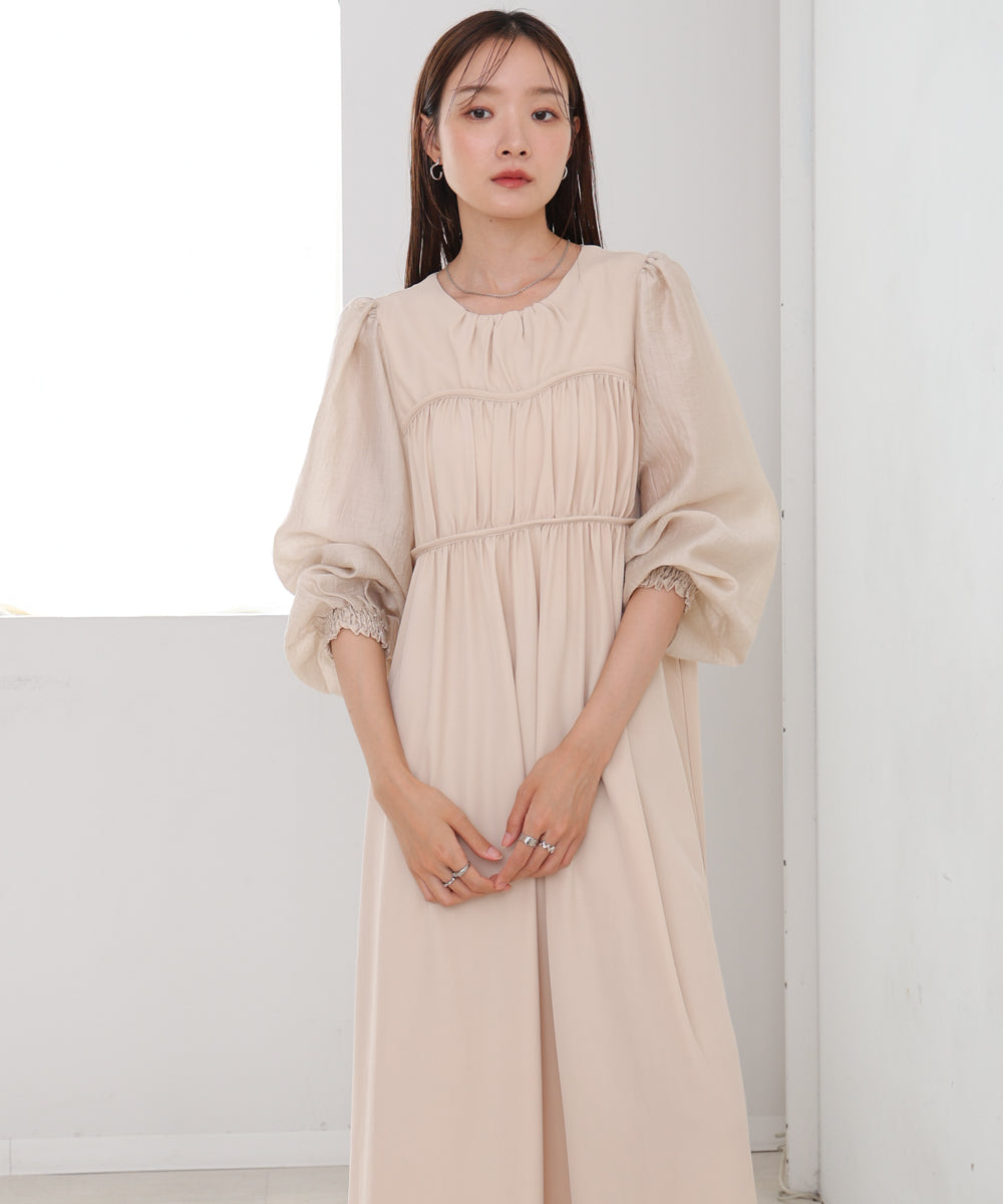 【S・Mサイズ展開】ビスチェライクフレアワンピース