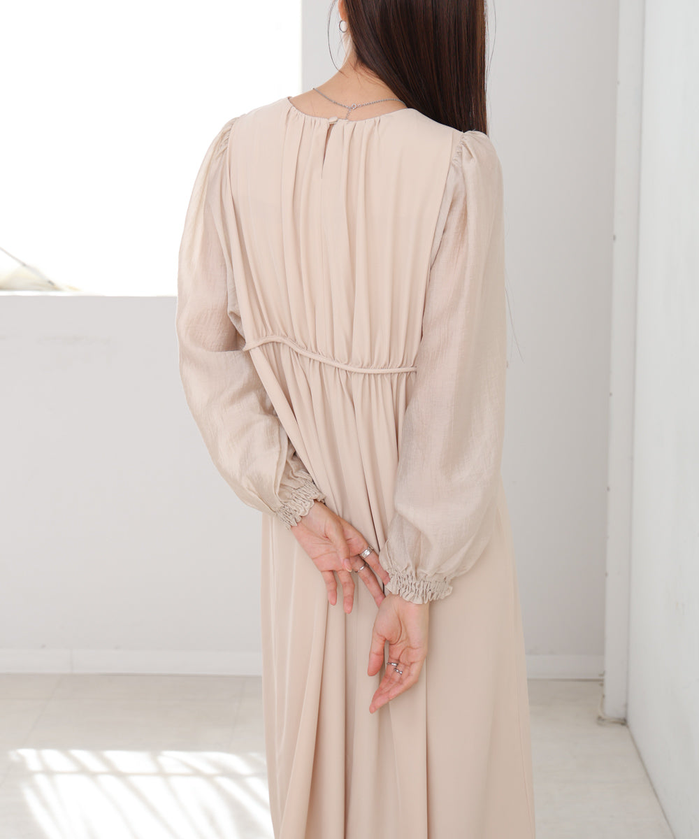 【S・Mサイズ展開】ビスチェライクフレアワンピース