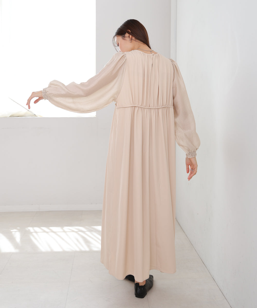 【S・Mサイズ展開】ビスチェライクフレアワンピース