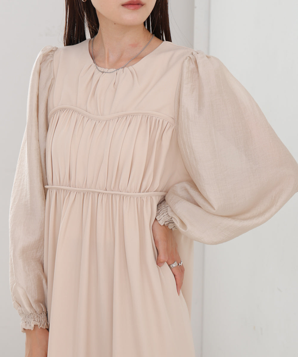 【S・Mサイズ展開】ビスチェライクフレアワンピース