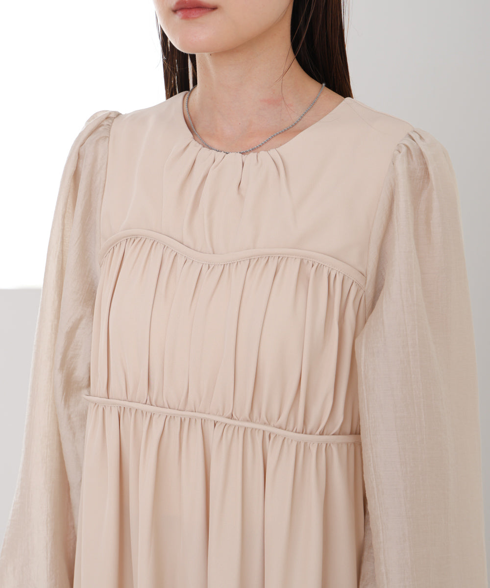 【S・Mサイズ展開】ビスチェライクフレアワンピース