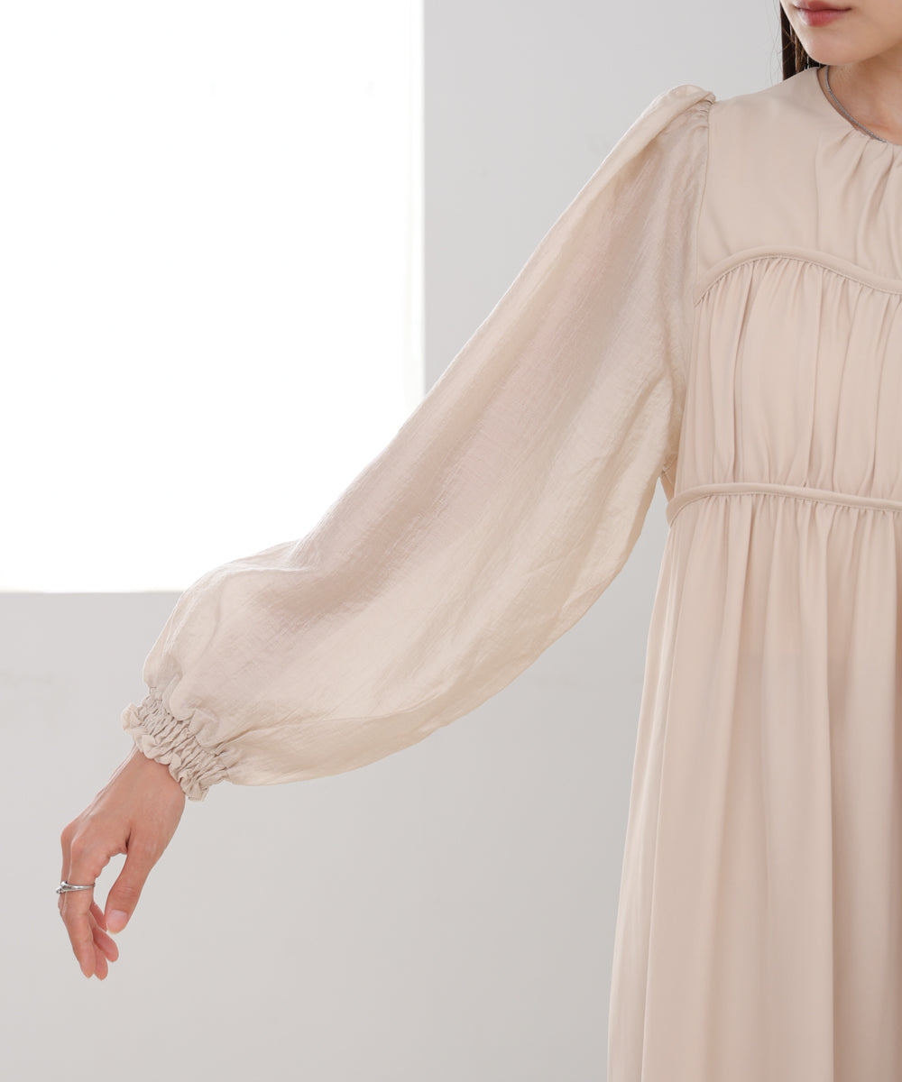 【S・Mサイズ展開】ビスチェライクフレアワンピース