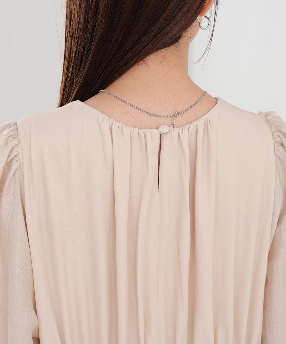 【S・Mサイズ展開】ビスチェライクフレアワンピース