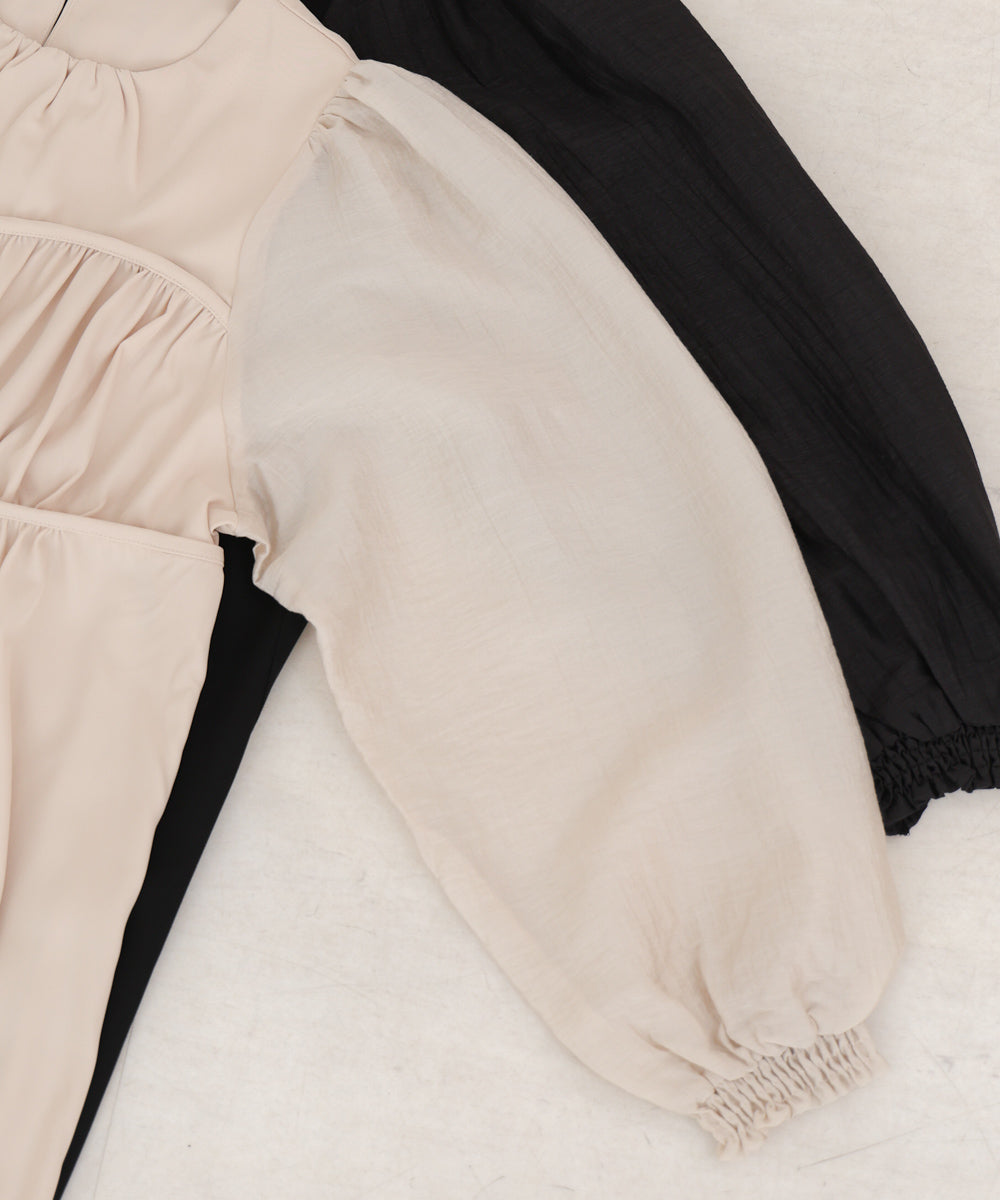 【S・Mサイズ展開】ビスチェライクフレアワンピース