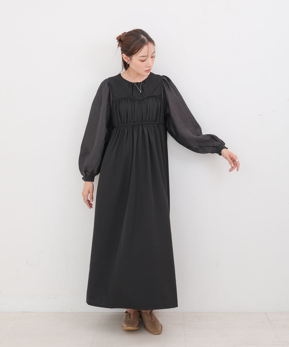 【S・Mサイズ展開】ビスチェライクフレアワンピース