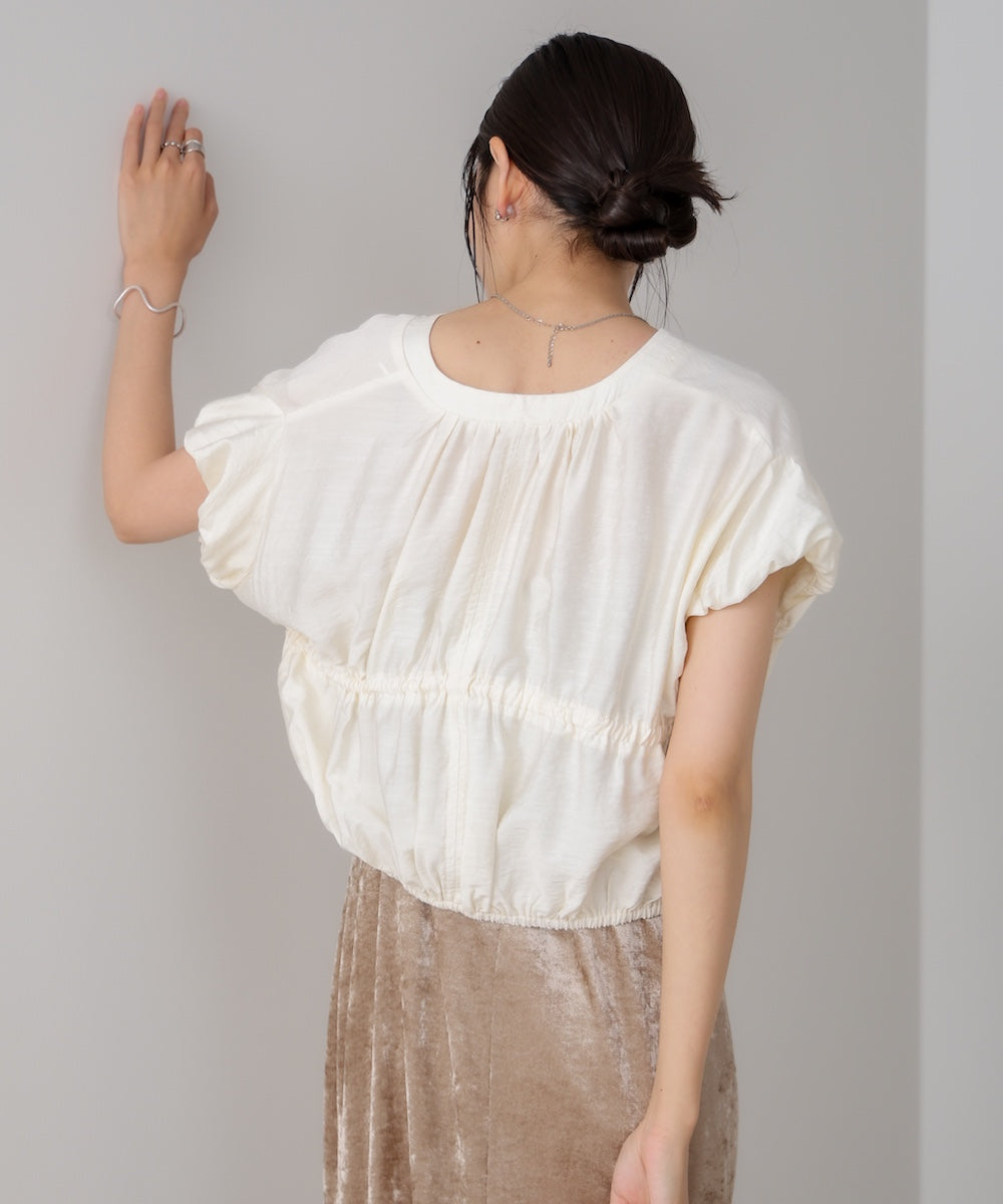 ギャザードロストシャツベスト