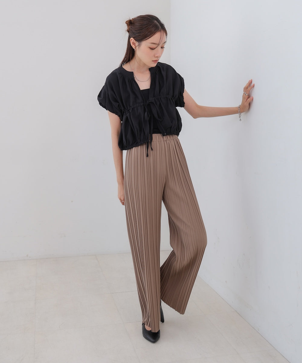 ギャザードロストシャツベスト