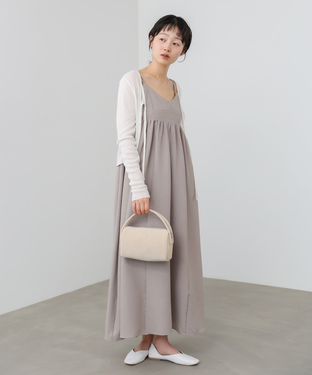 【S・Mサイズ展開】ビスチェライクフレアキャミワンピース