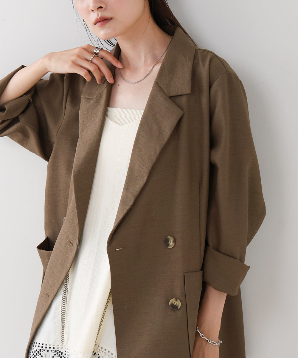 バックリボンダブルジャケット