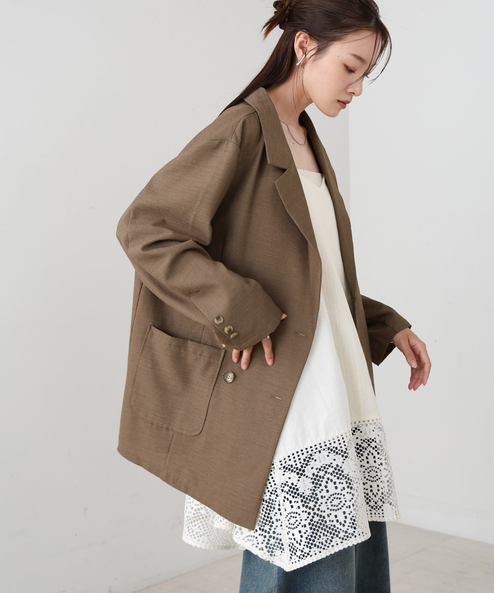 バックリボンダブルジャケット