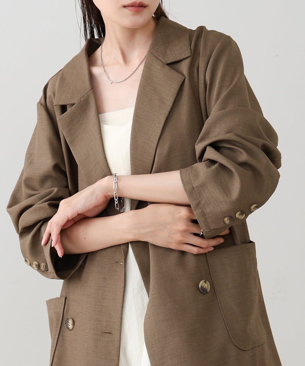 バックリボンダブルジャケット