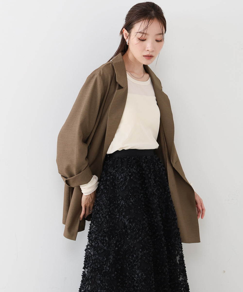 バックリボンダブルジャケット