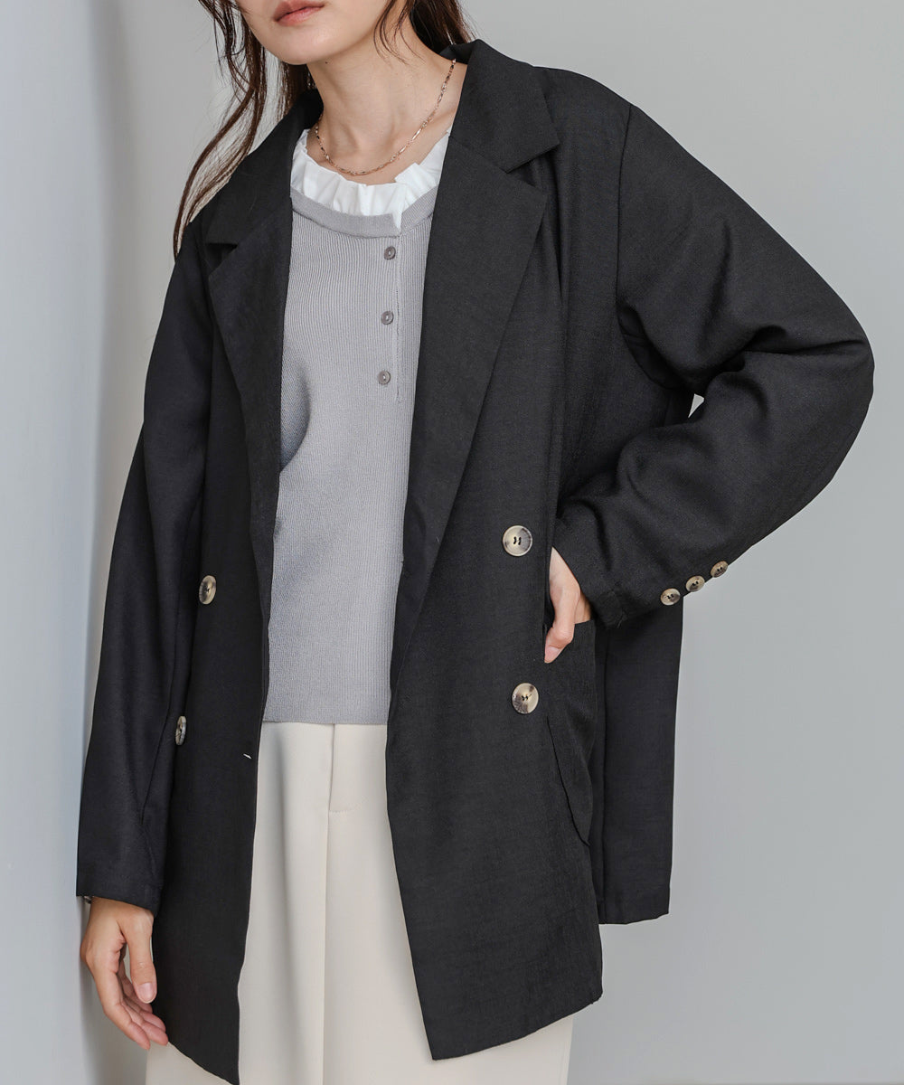 バックリボンダブルジャケット