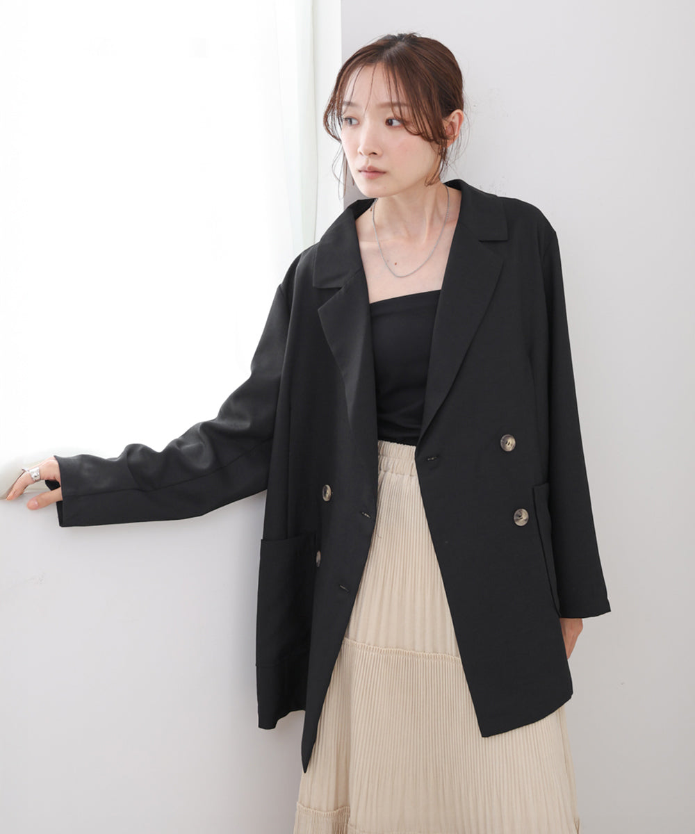 バックリボンダブルジャケット