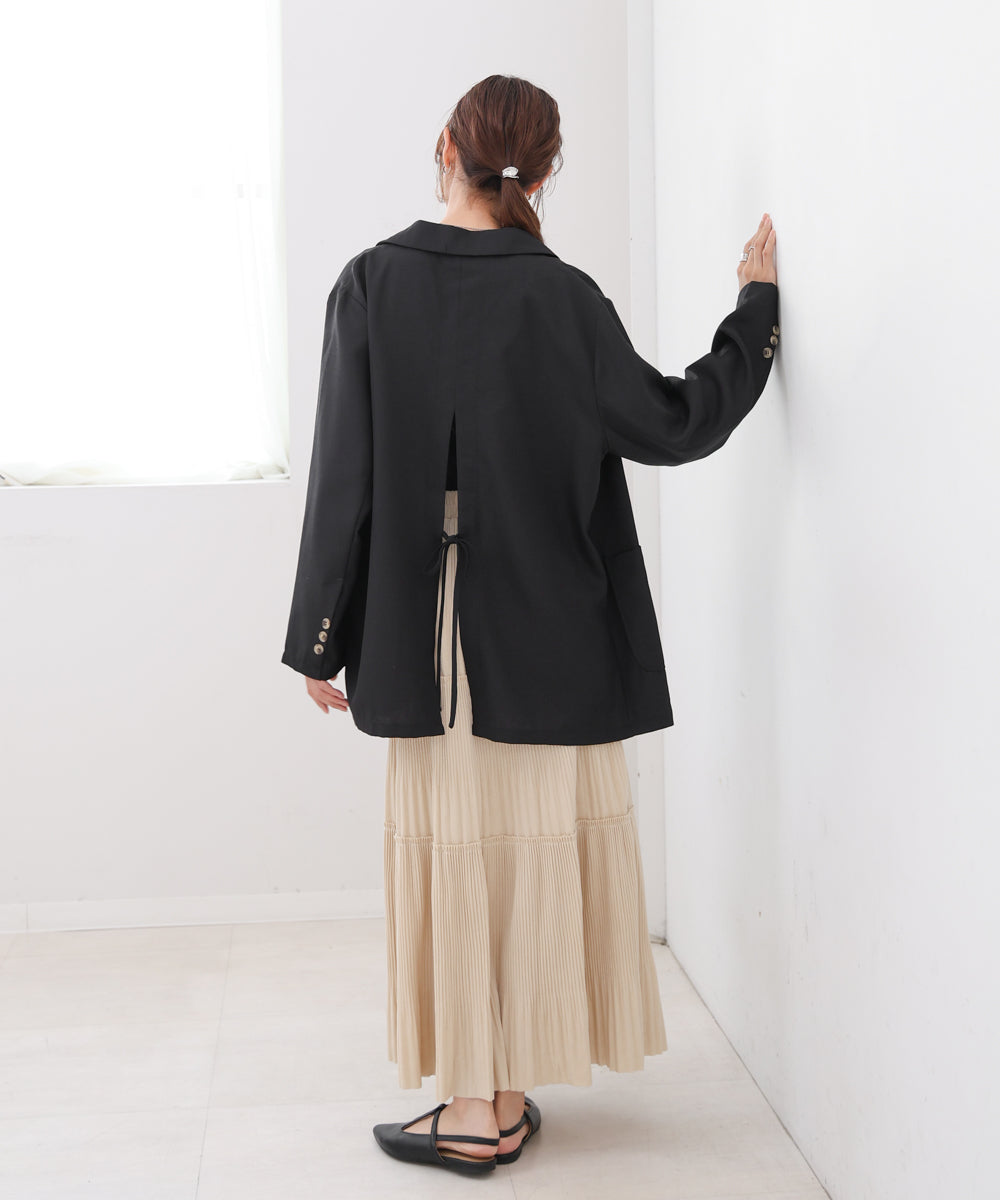 バックリボンダブルジャケット