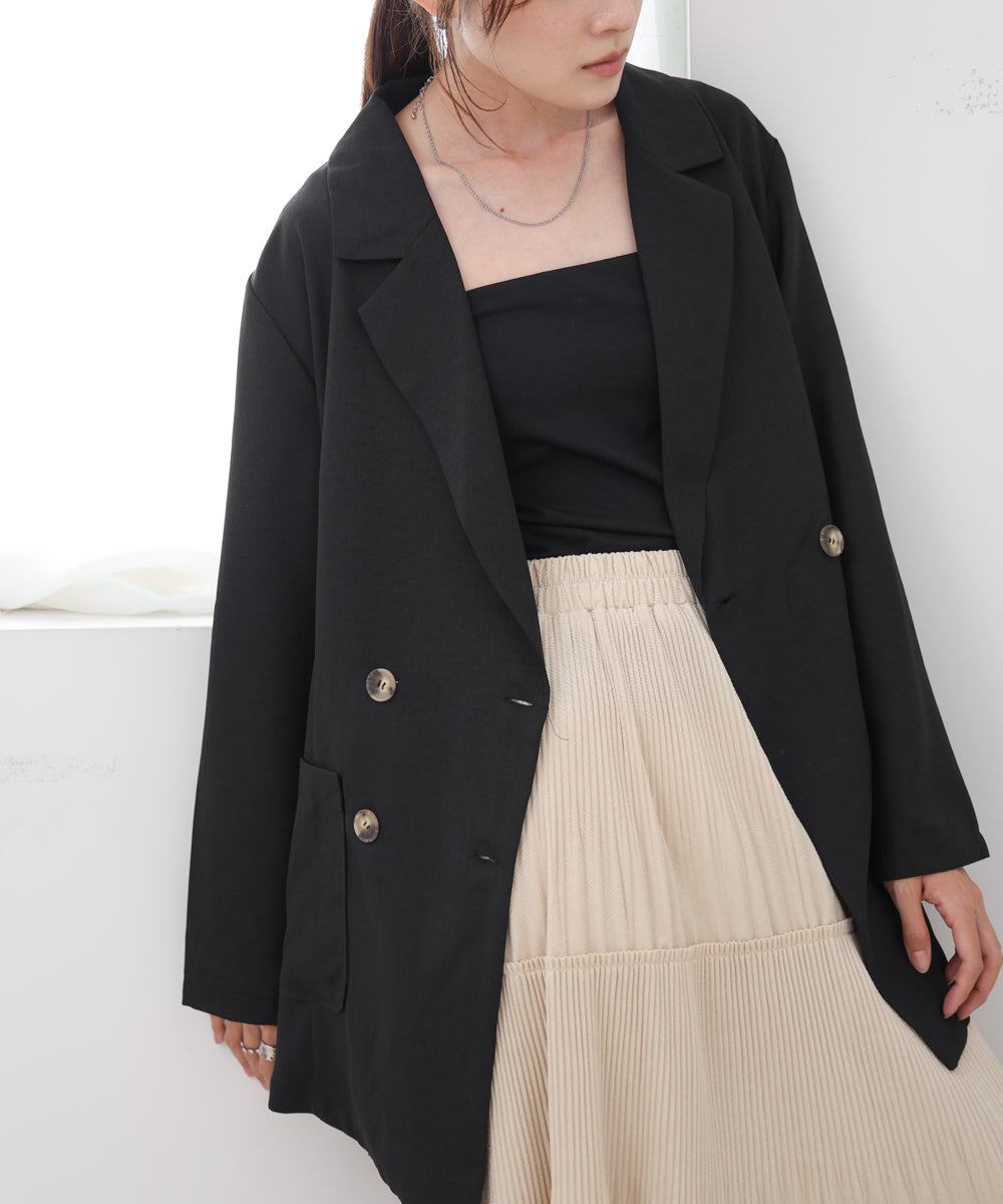 バックリボンダブルジャケット