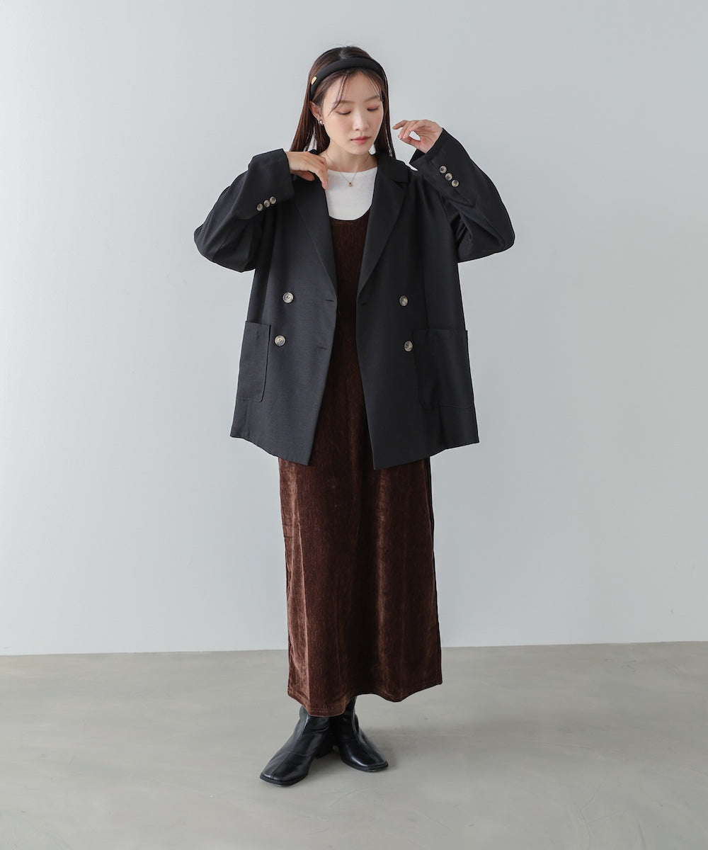 バックリボンダブルジャケット