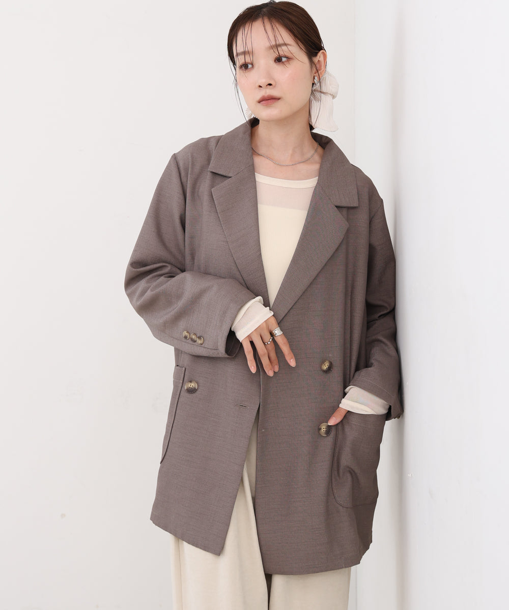 バックリボンダブルジャケット