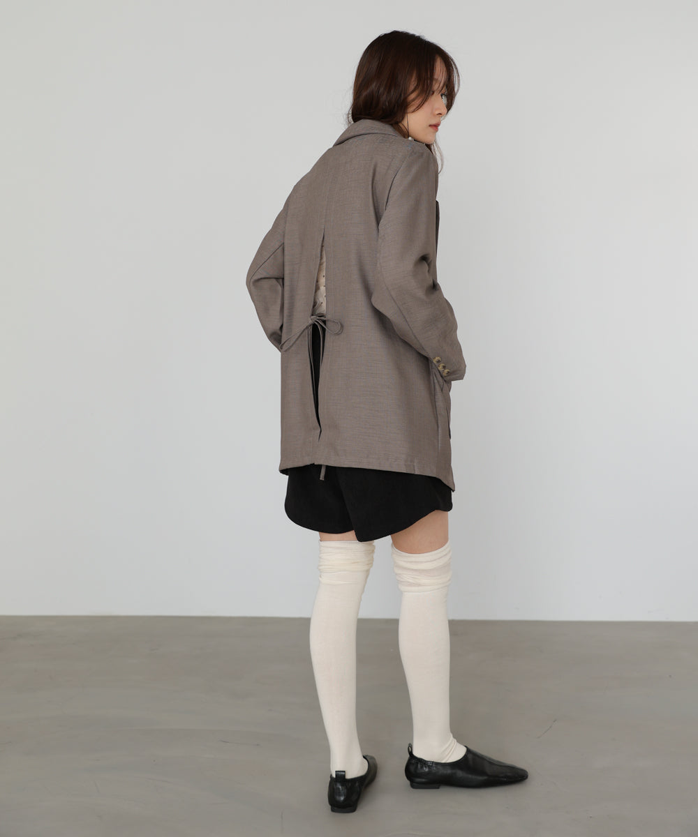 バックリボンダブルジャケット